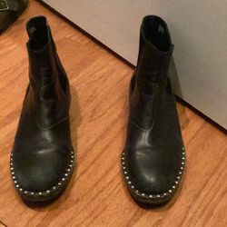 Ash Wino Studded Leather Chelsea Boots in black 8