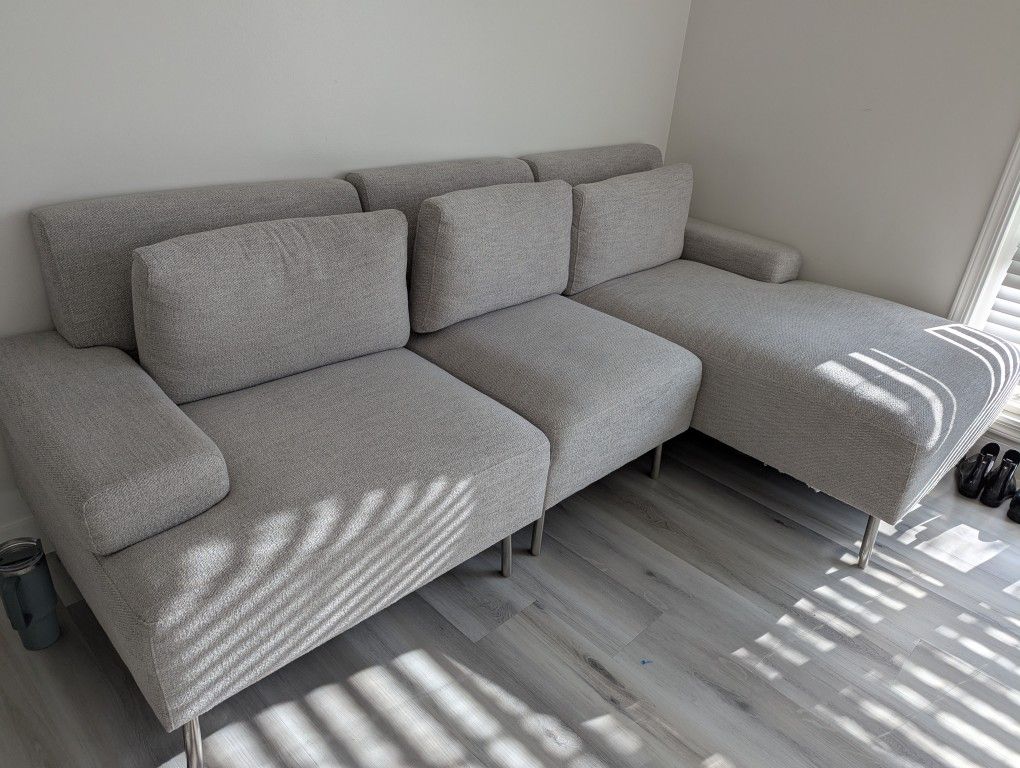 Gray Sectional Couch