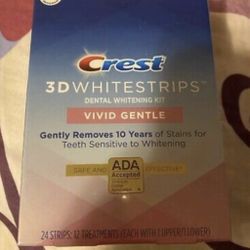 Crest 3D Whitestrips - 24 Strips 12 Treatments New And Sealed