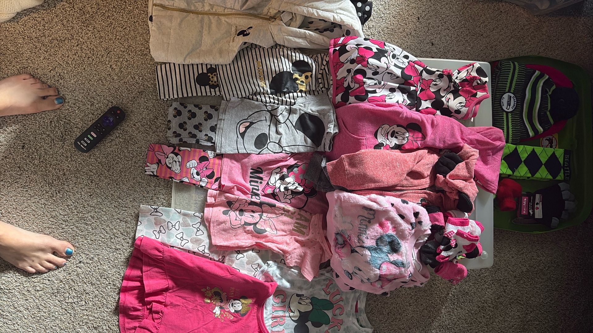 Minnie Mouse 12-2T Baby Girls Clothes 