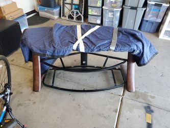 3 shelf glass table