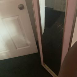 Pink And Gold Mirror