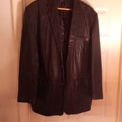 Alfani Leather Sports Jacket
