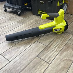 RYOBI ONE+ 18V 100 MPH 350 CFM Cordless Battery Variable Speed Jet Fan Leaf Blower (TOOL ONLY) 