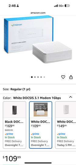 Hilton CODA DOCSIS MODEM