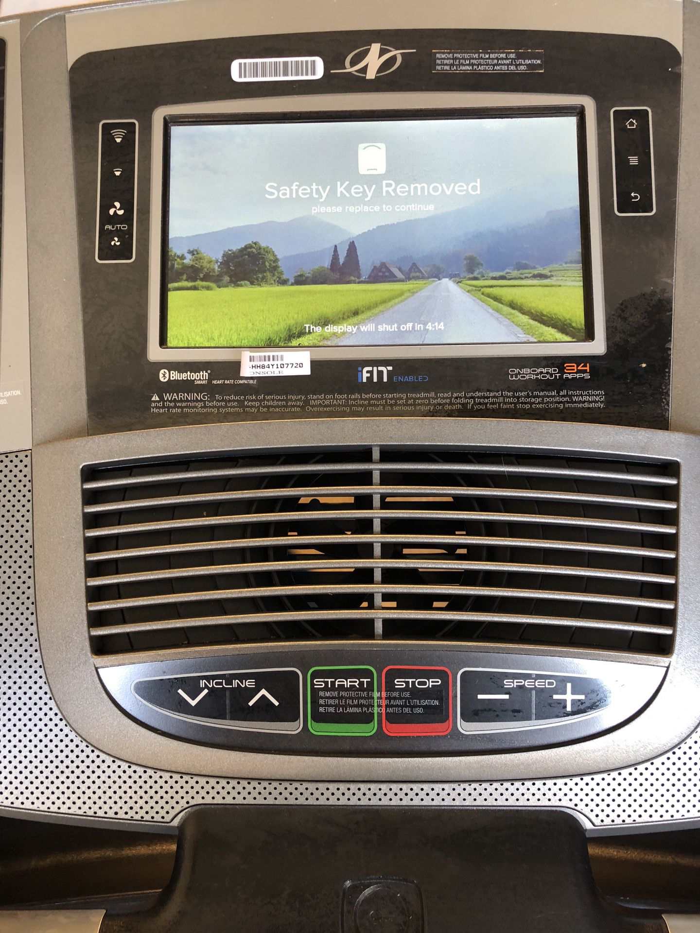 NordicTrack Smart treadmill