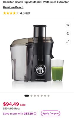 Juicer Hamilton beach