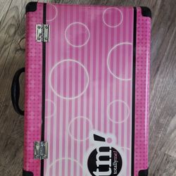 Case With Barbie Clothes And Toys