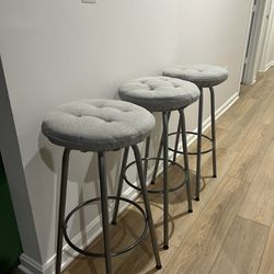 Ikea Bar Chair(stool) w/cushion covers