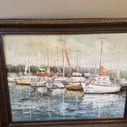 Oil Paint With Frame 