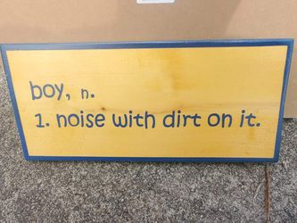 Boys Bedroom Wood Sign