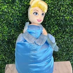 Disney Princess Cinderella Pillow Snuggle - Open & Closed