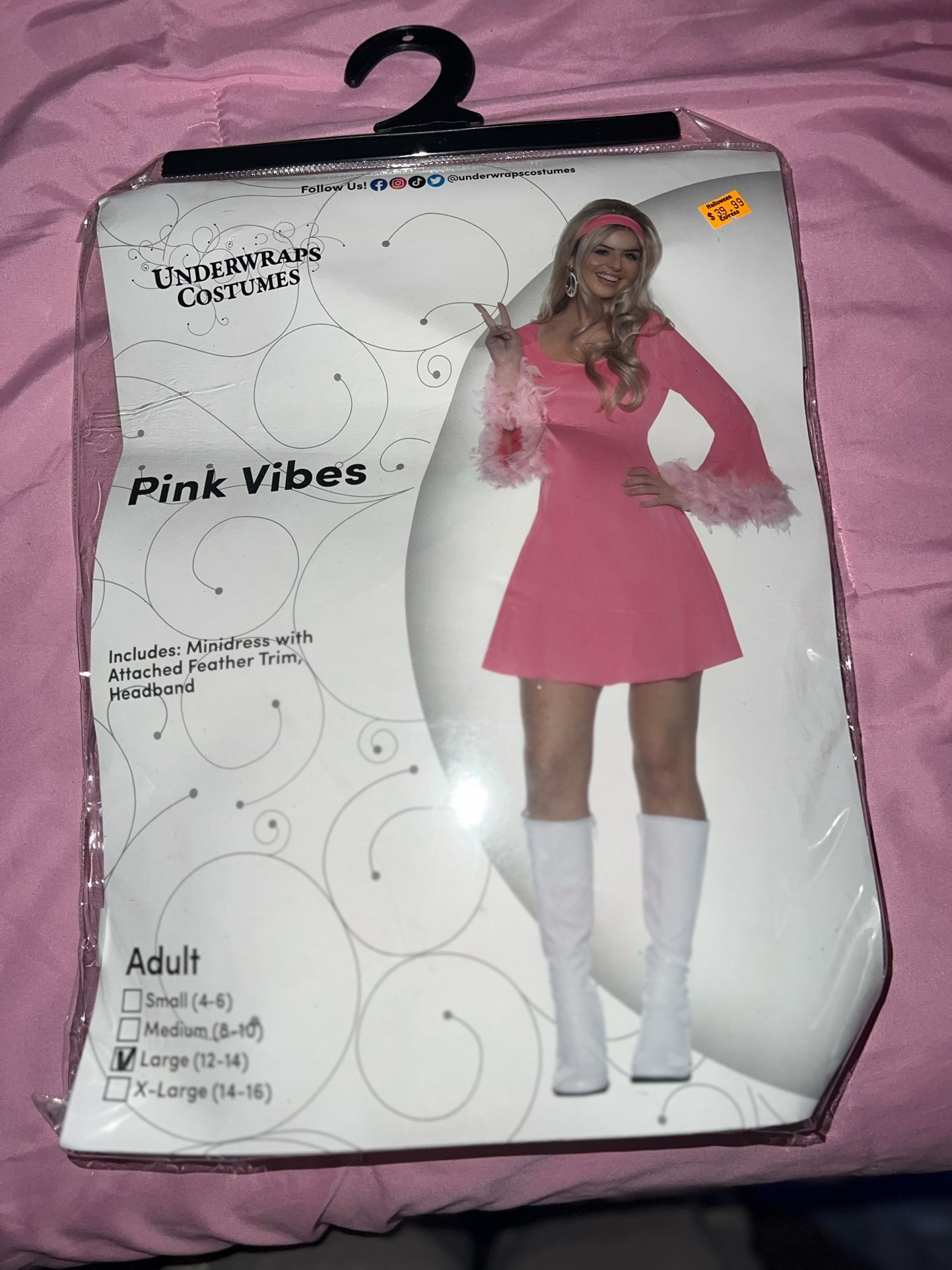 Pink Vibes 70’s Costume
