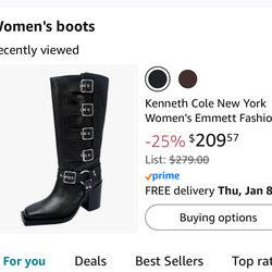 Kenneth Cole New York Emmett Women’s Leather Boots