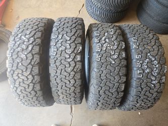 LT 245/75/17 BFGOODRICH 4 for $70 5/32nd 2patches Dot# 0618,3618,3918