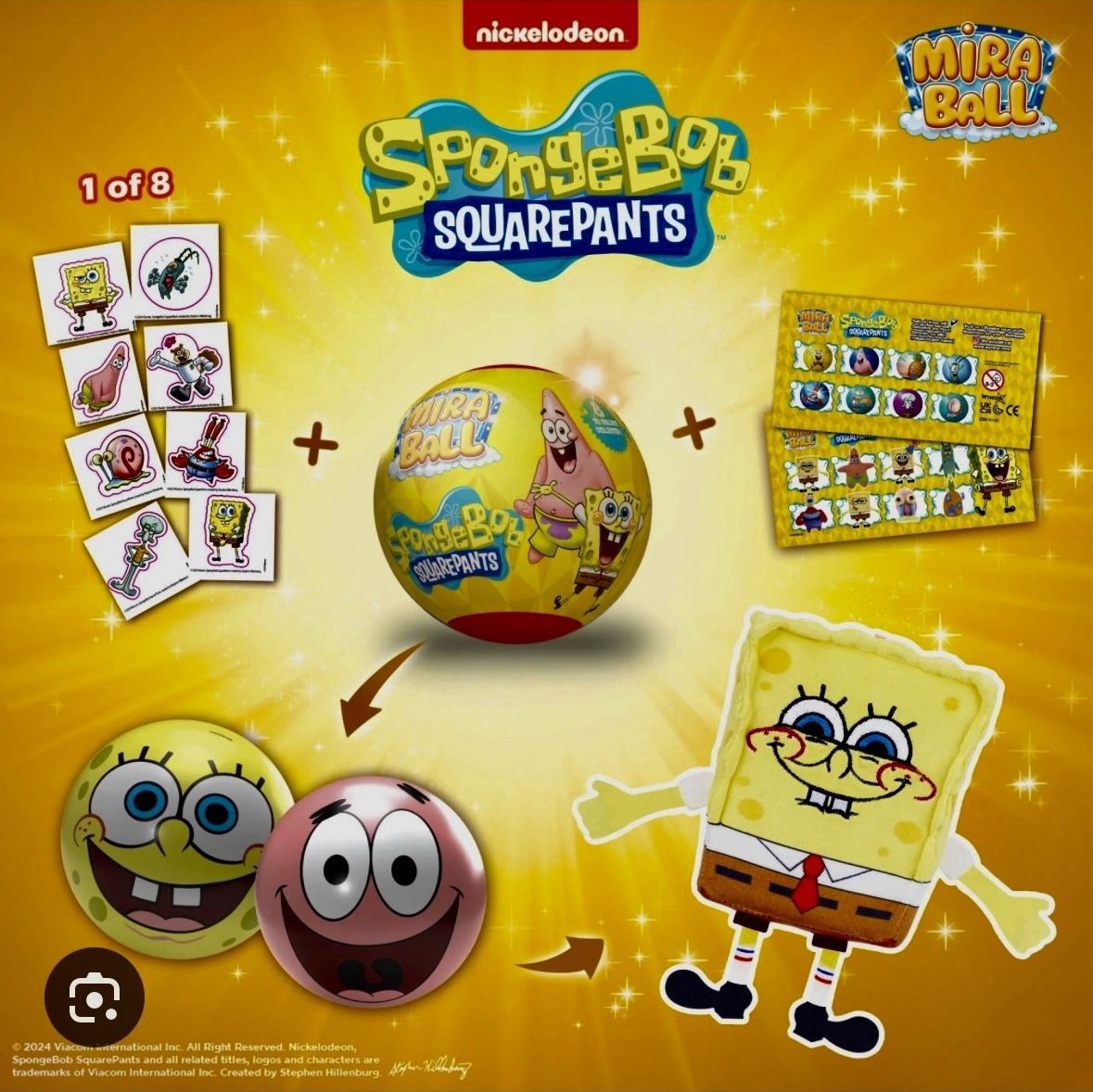 Four Pack Of If SpongeBob Mira Balls