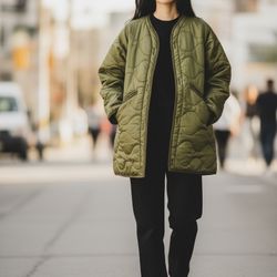 NEW USGI Cold Weather Parka Liner Vintage U.S. Military Night Desert Camo Parka Liner Size Medium 