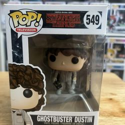 VAULTED Ghostbuster Dustin Stranger Things Funko Pop #549 TV Show Ghostbusters