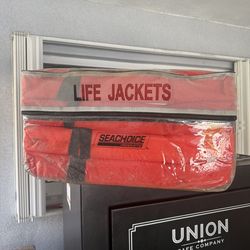 Seachoice life jackets 4 pack