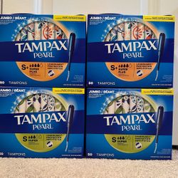 Tampax Pearl Tampons 50 count: $7 each