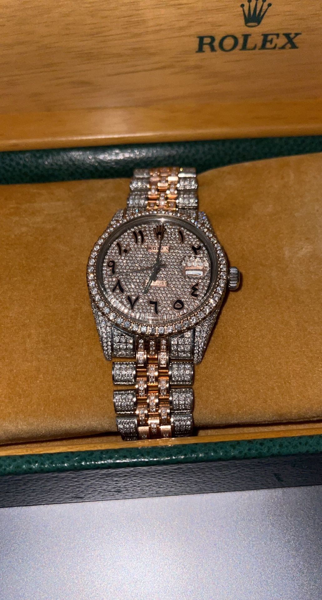 Iced Out Rolex Day Date 36mm - Main Image