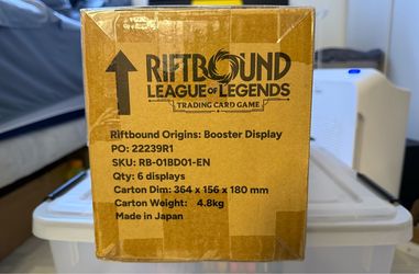 Riftbound Origins Sealed Case (6 boxes)