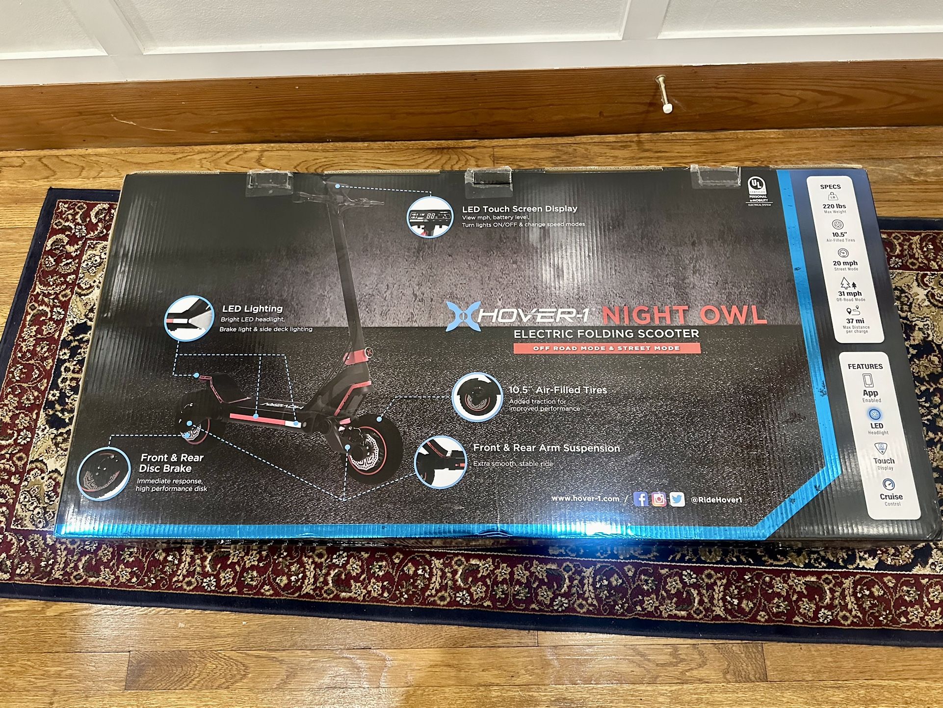 2023 Hover-1 Night owl (street & off-road)