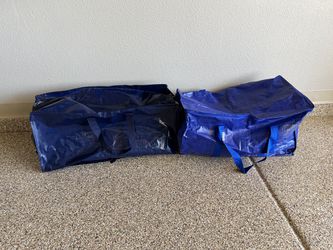 Extra Large Moving Bags with Zippers & Carrying Handles, Heavy
