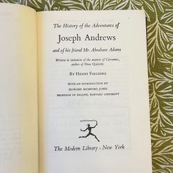 Joseph Andrews by Henry Fielding - Vintage Hardcover 