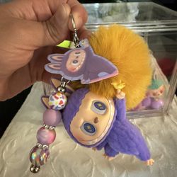 Labubu, Lazy Yoga, Keychains Authentic