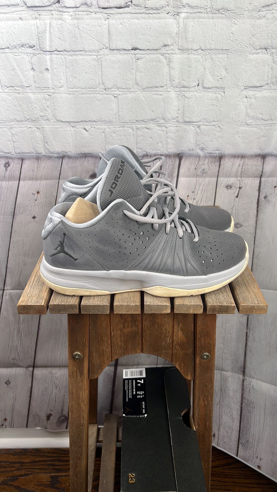 Jordans 5am Dark Grey Youth Basketball Sneakers