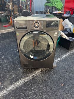 LG ThinQ Front Load Washer Dryer Combo WM398HBA