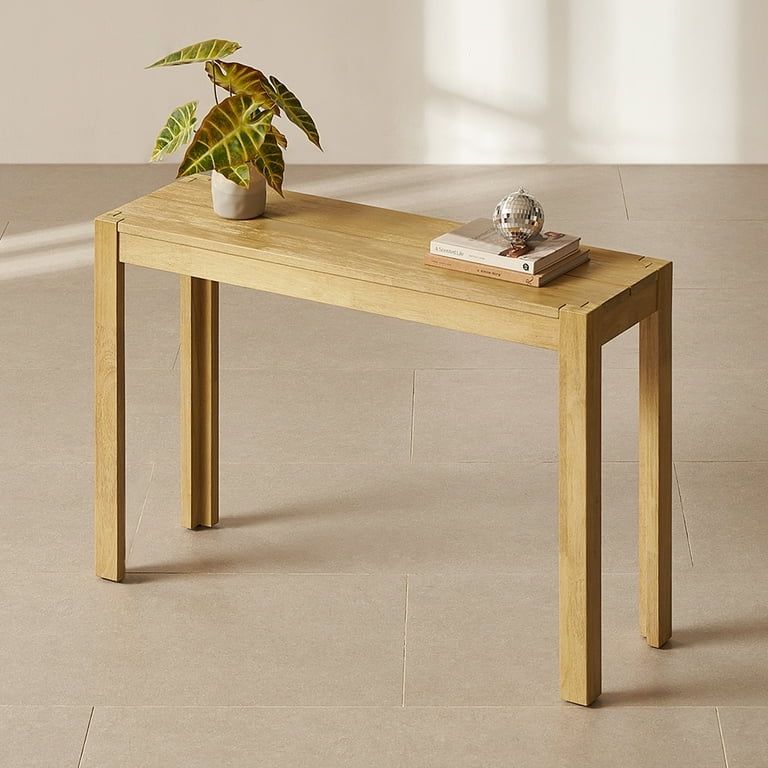 Logan 45" Solid Wood Console Table, Entryway Table, Sofa Table behind the Couch, Farmhouse Console Table for Living Room, Entryway, Hallway