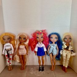 Rainbow High Fashion Doll Set Of 5 