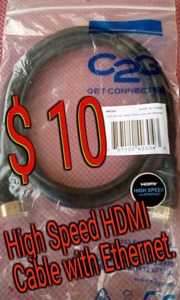 Cable... > High Speed HDMI Cable with Ethernet.