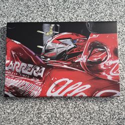 24 X 16 Kimi Räikkönen Alfa Romeo Formula 1 Canvas Art Christmas Gift 