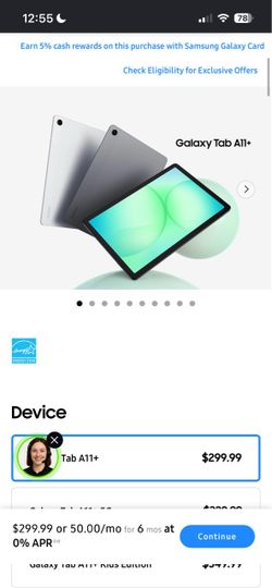 Samsung Galaxy Tab A11+ Tablet