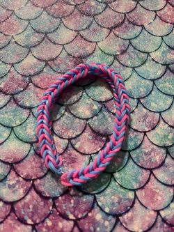 Pink And Blue Bracelet