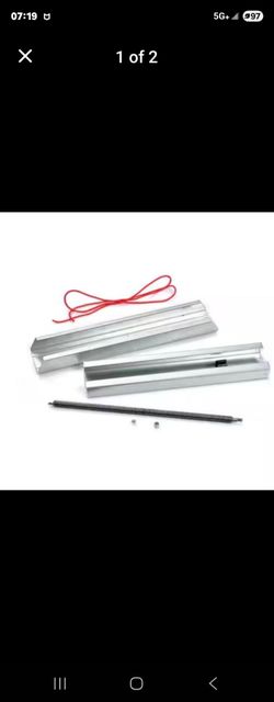 2 Genie C-Channel Screw Drive Rail Extension Kit for 8 ft. Garage Doors (New)