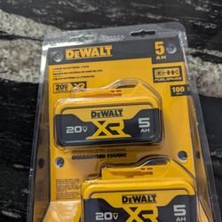 DeWalt Max XR Dcb205-2     5 Ah Lithium-ion Battery Combo Pack 2pc