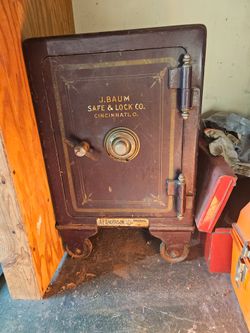 J. Baum Safe & Lock Co. Antique Floor Safe