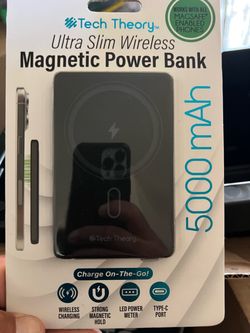 Tech Theory Ultra Slim Magnetic Wireless Power Bank