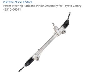 Toyota Camry Power Steering Rack and Pinion Assembly