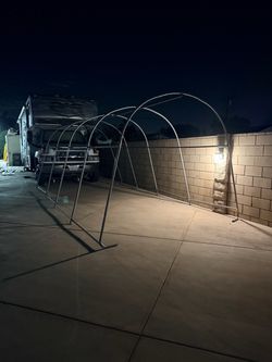 Metal Tunnel Greenhouse Frame car cover