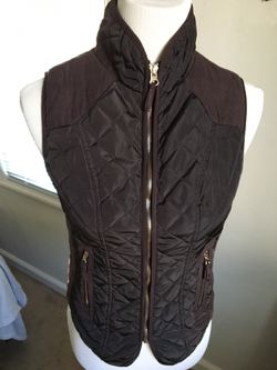 Brown Quilted Vest Women’s