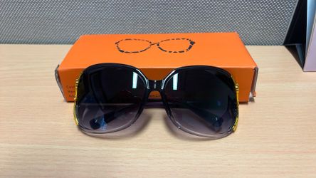 Woman oversized glass