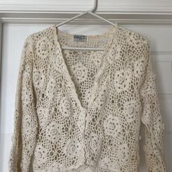 Crochet Sweater, Size S, $5