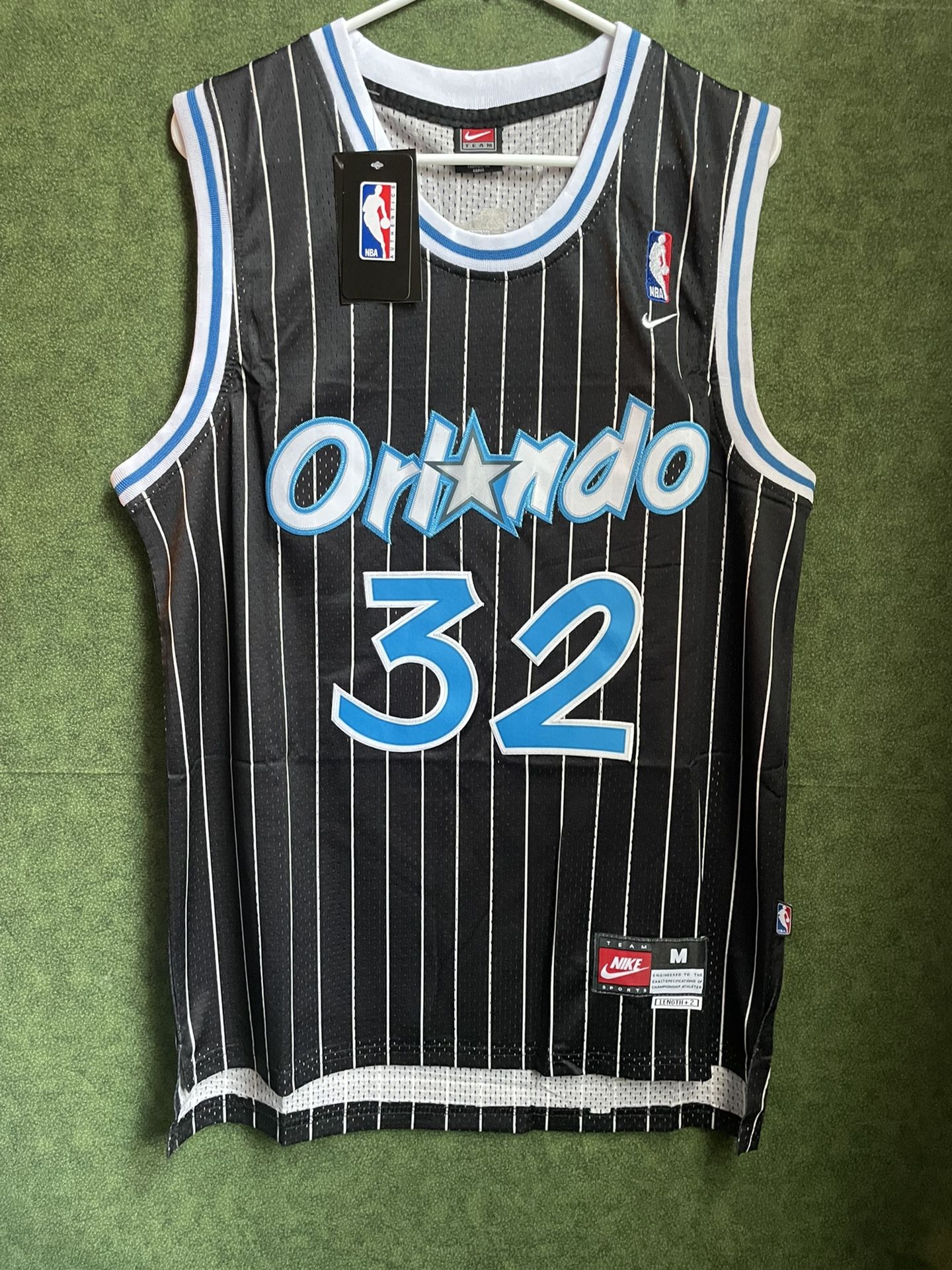 SHAQUILLE O’NEAL ORLANDO MAGIC VINTAGE NIKE JERSEY BRAND NEW WITH TAGS SIZES MEDIUM AND LARGE AVAILABLE