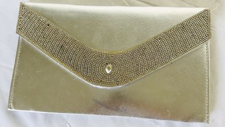 Women Purse Silver Shiny