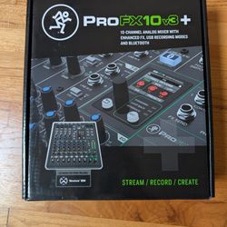 Mackie ProFXv3+ 10-channel Audio Mixer w/ Bluetooth & Effects